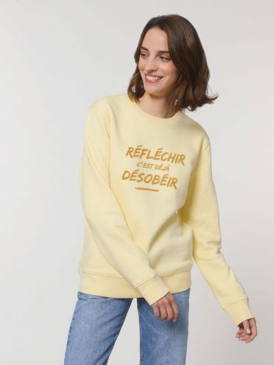 Sweat femme ''Réfléchir''